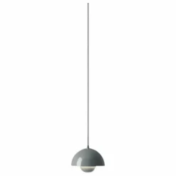 Sale & Tradition Suspension Flowerpot VP10, Verner Panton | Bleu gris