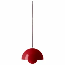 Sale & Tradition Suspension Flowerpot VP2, Verner Panton, 1968 | Rouge vermillon