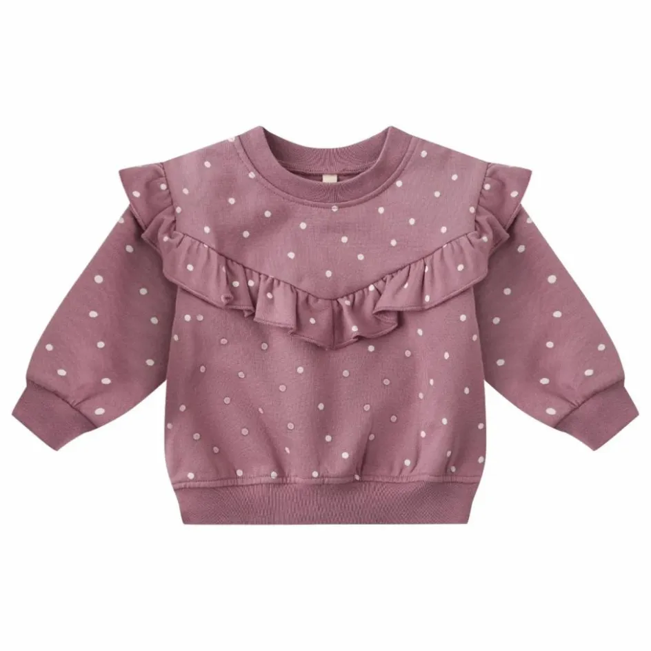 Enfant Quincy Mae Sweats|Sweats*Sweat à Pois Coton Bio |