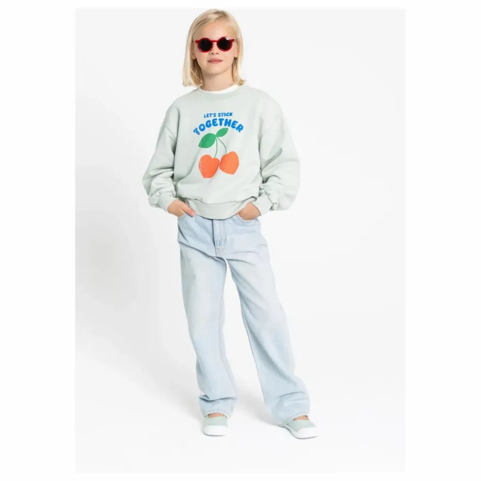Hundred Pieces Sweat Alba Coton Bio | Vert céladon