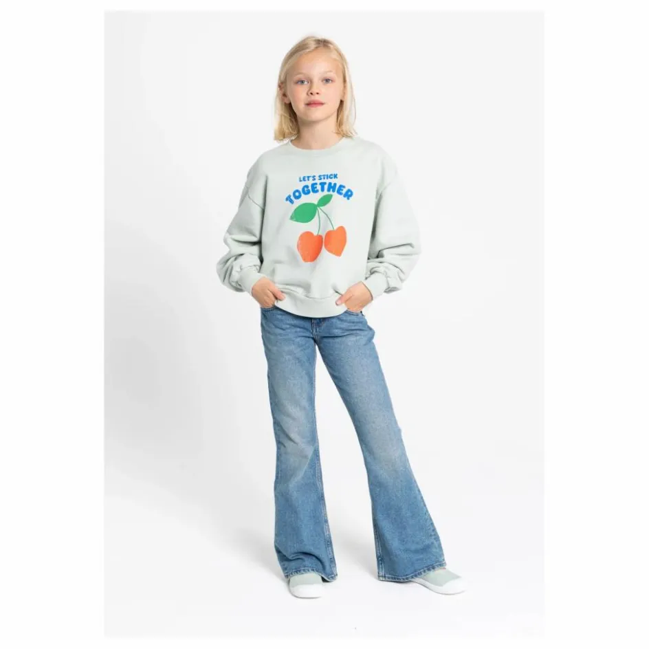 Hundred Pieces Sweat Alba Coton Bio | Vert céladon