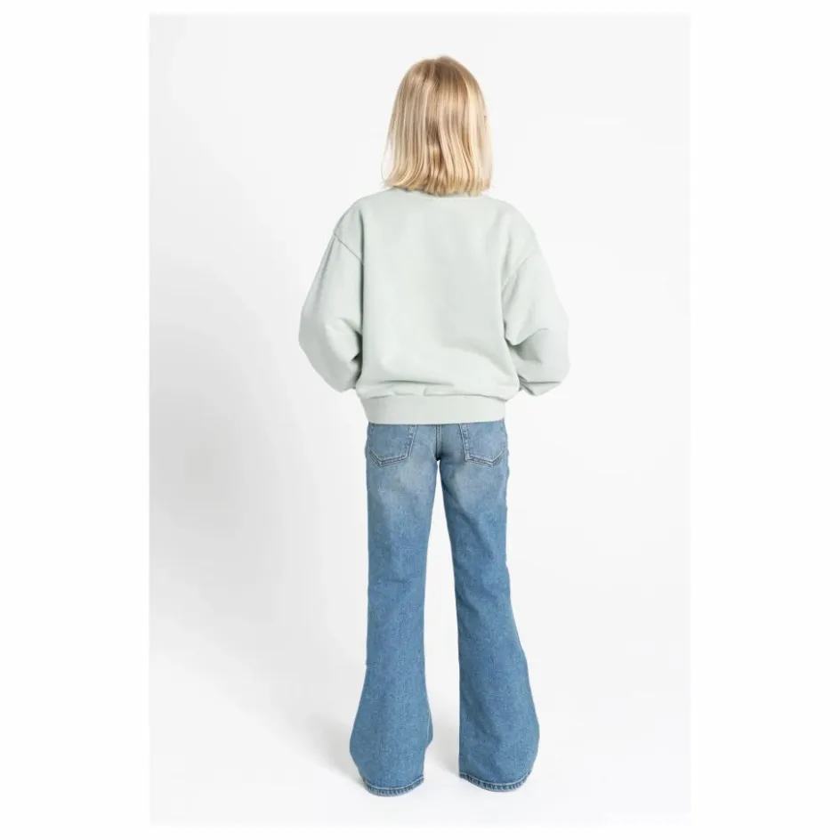 Hundred Pieces Sweat Alba Coton Bio | Vert céladon