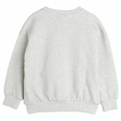 Sale Mini Rodini Sweat Arrowed Heart Coton | Gris chiné