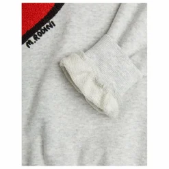 Sale Mini Rodini Sweat Arrowed Heart Coton | Gris chiné