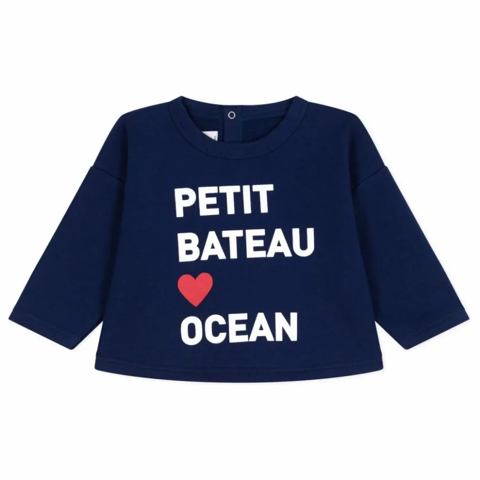 Petit Bateau Sweat Bavarto Coton Bio || Sweats