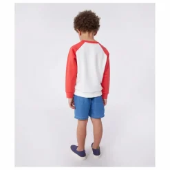 New Petit Bateau Sweat Bienvu Coton Bio | Rouge