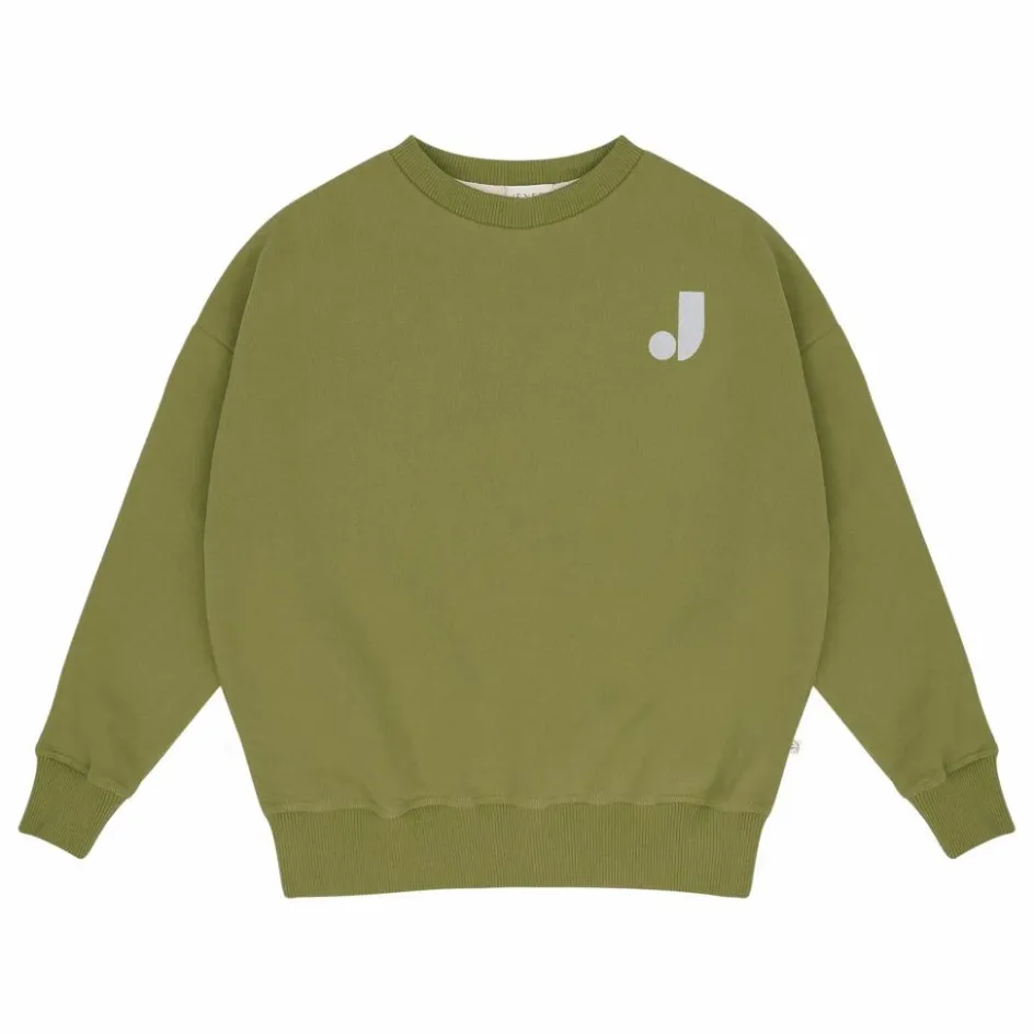 New Jenest Sweat Bird J Coton Bio | Vert kaki