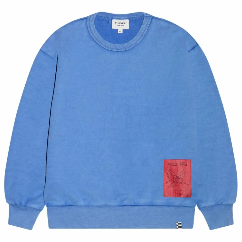 Sale Finger in the nose Sweat Blow Coton Bio | Bleu roi