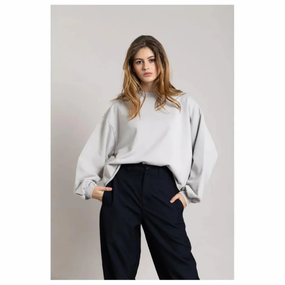 Best Smallable Woman Sweat Bria Coton Bio | Gris perle