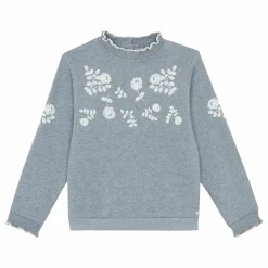 Discount Tartine et Chocolat Sweat Brodé | Gris