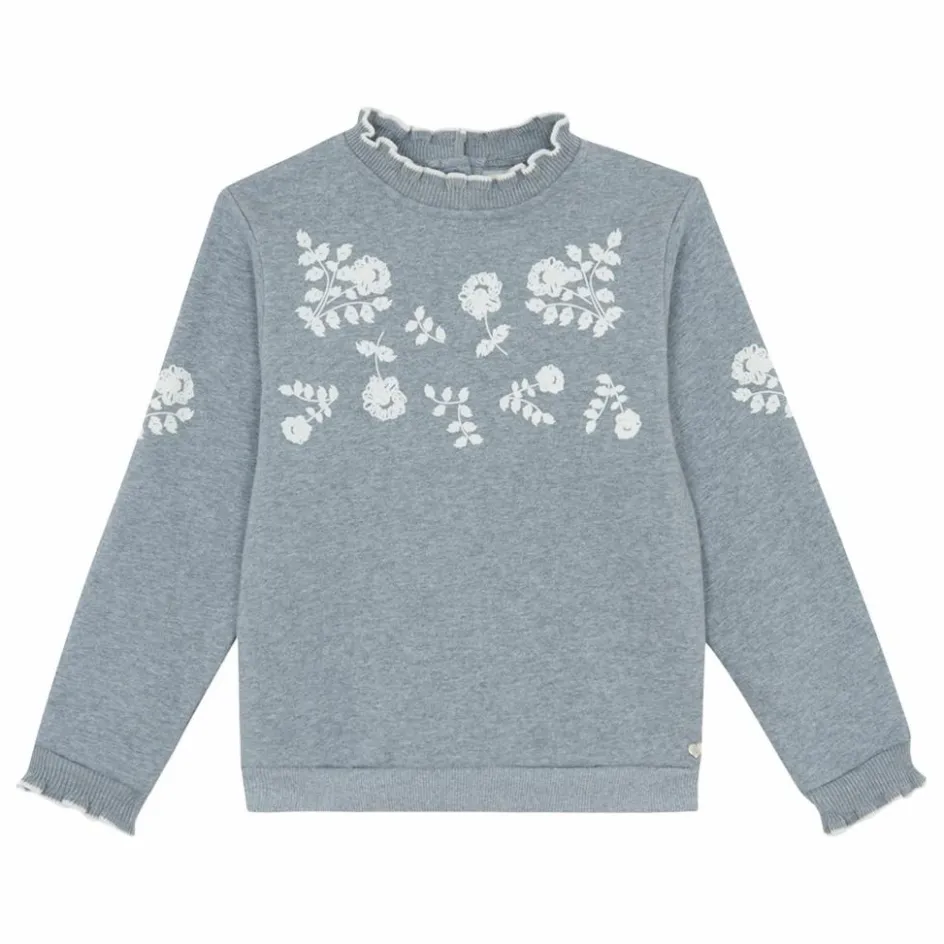 Discount Tartine et Chocolat Sweat Brodé | Gris