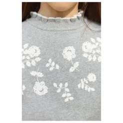 Discount Tartine et Chocolat Sweat Brodé | Gris