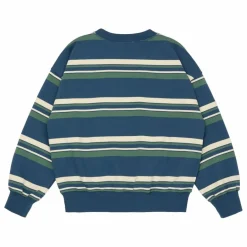 Enfant Main Story Sweats|Sweats*Sweat Bubble Rayé Coton Bio |