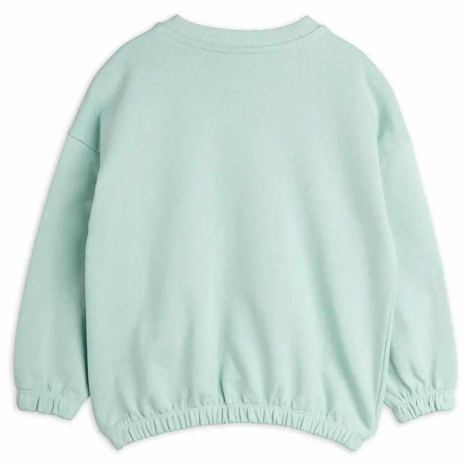 Outlet Mini Rodini Sweat Camp Rodini Coton Bio | Bleu turquoise