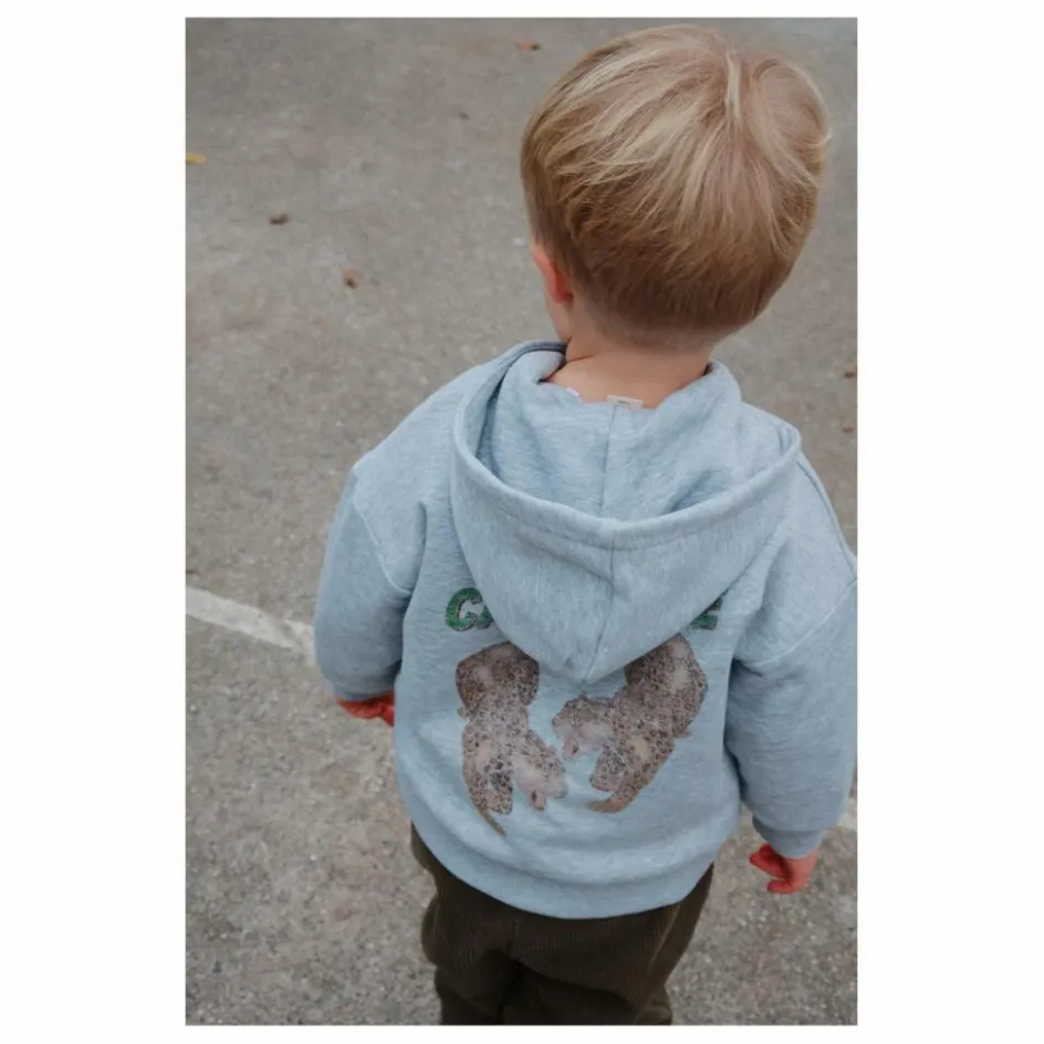 Enfant Konges Sløjd Sweats|Sweats*Sweat Capuche Lou Tigres Coton Bio |