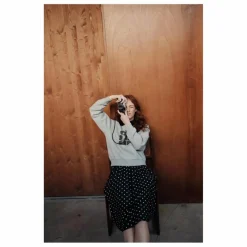 Discount Emile et Ida Sweat Carl Sigle Coton Bio | Gris chiné