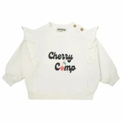 Tocoto Vintage Sweat Cerise Volants ||Enfant Sweats|Sweats