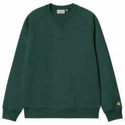 New Carhartt WIP Sweat Chase | Vert foncé