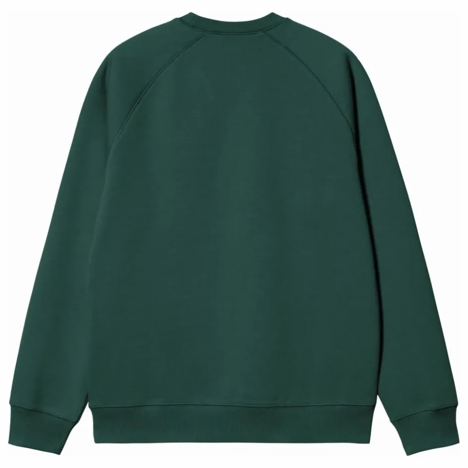 New Carhartt WIP Sweat Chase | Vert foncé