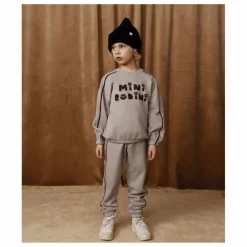 Discount Mini Rodini Sweat Chat Coton Bio | Gris