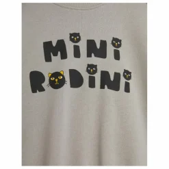 Discount Mini Rodini Sweat Chat Coton Bio | Gris