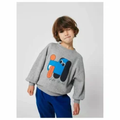 Sale Bobo Choses Sweat Chien Coton Bio | Gris chiné