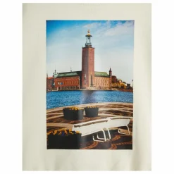 Sale Mini Rodini Sweat City Hall Coton Bio | Ecru