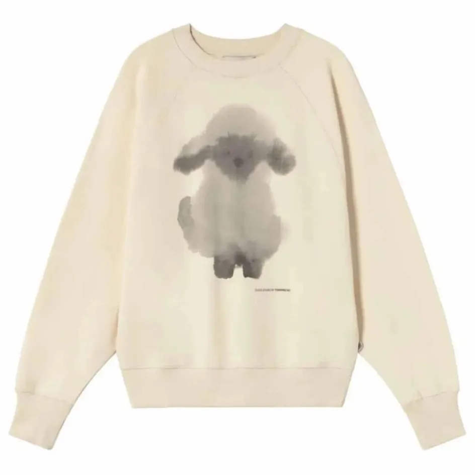Online Thinking Mu Sweat Cloud Sheep Bonnie Coton Bio | Blanc