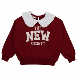 the new society Sweat Col Claudine Angela Coton Bio ||Enfant Sweats|Sweats