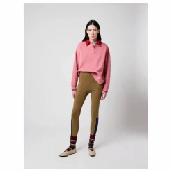 Bobo Choses Sweat Col Polo Oversize Colour Block Coton Bio - Collection Femme ||Femme Sweats