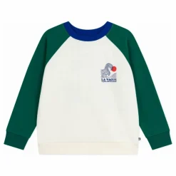 Enfant Petit Bateau Sweats*Sweat Colorblock La Vague |