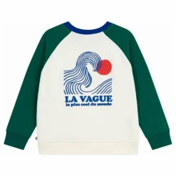 Enfant Petit Bateau Sweats*Sweat Colorblock La Vague |
