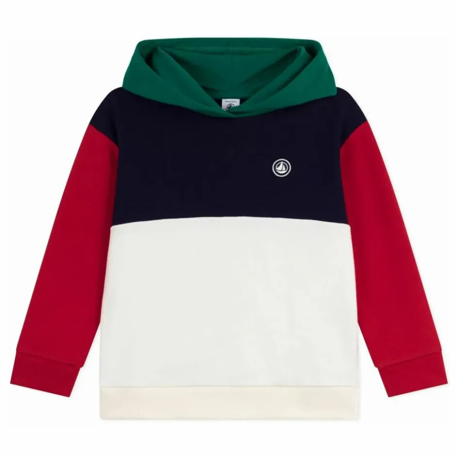 Petit Bateau Sweat Colorblock Logo ||Enfant Sweats