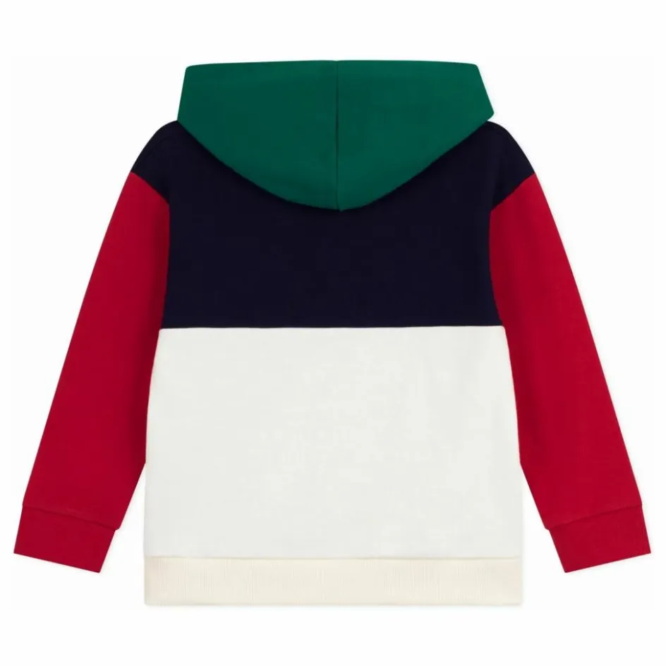 Petit Bateau Sweat Colorblock Logo ||Enfant Sweats