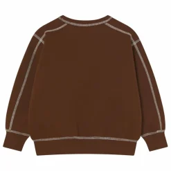 Online Tinycottons Sweat Contrasté Tiny Coton Bio | Marron