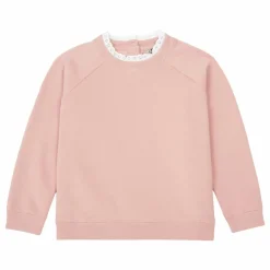 Enfant Bonton Sweats*Sweat Coton Bio Col Dentelle Tilia |