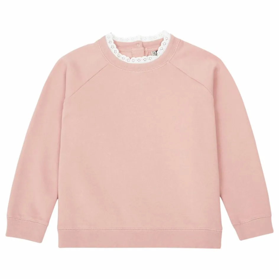 Enfant Bonton Sweats*Sweat Coton Bio Col Dentelle Tilia |