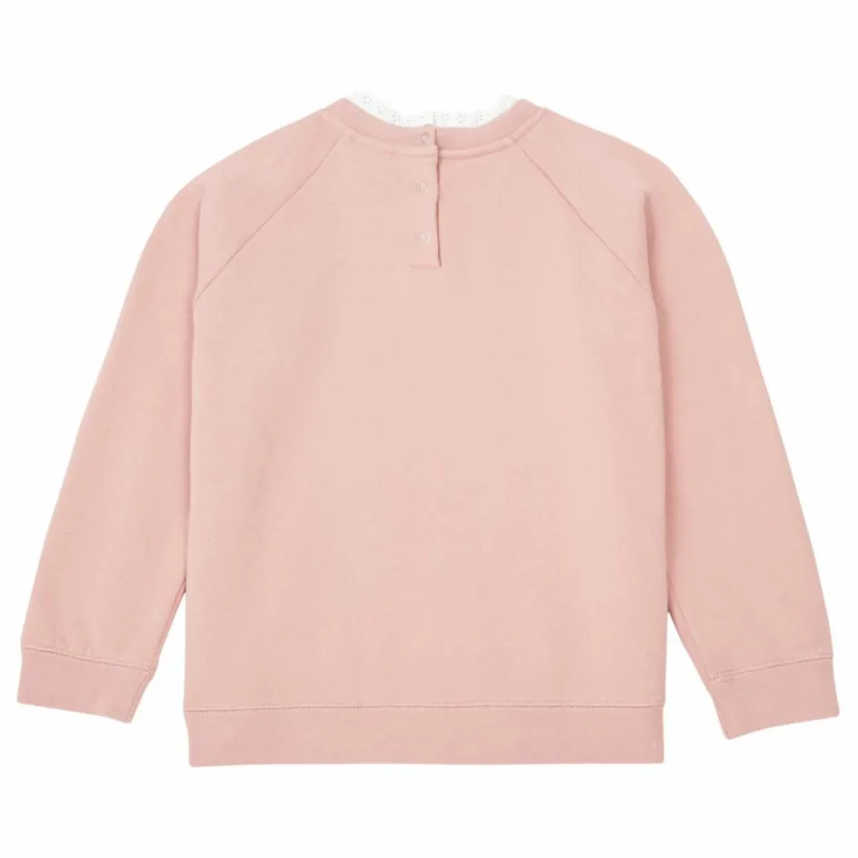 Enfant Bonton Sweats*Sweat Coton Bio Col Dentelle Tilia |