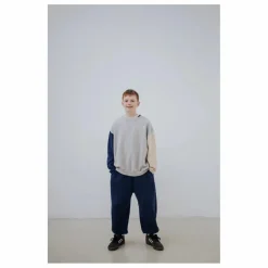 Clearance Sweat Cozydrop Tricolore Coton Bio | Enfant Sweats|Sweats