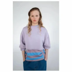 Enfant Repose AMS Sweats|Sweats*Sweat Crop Coton Bio | Lilas