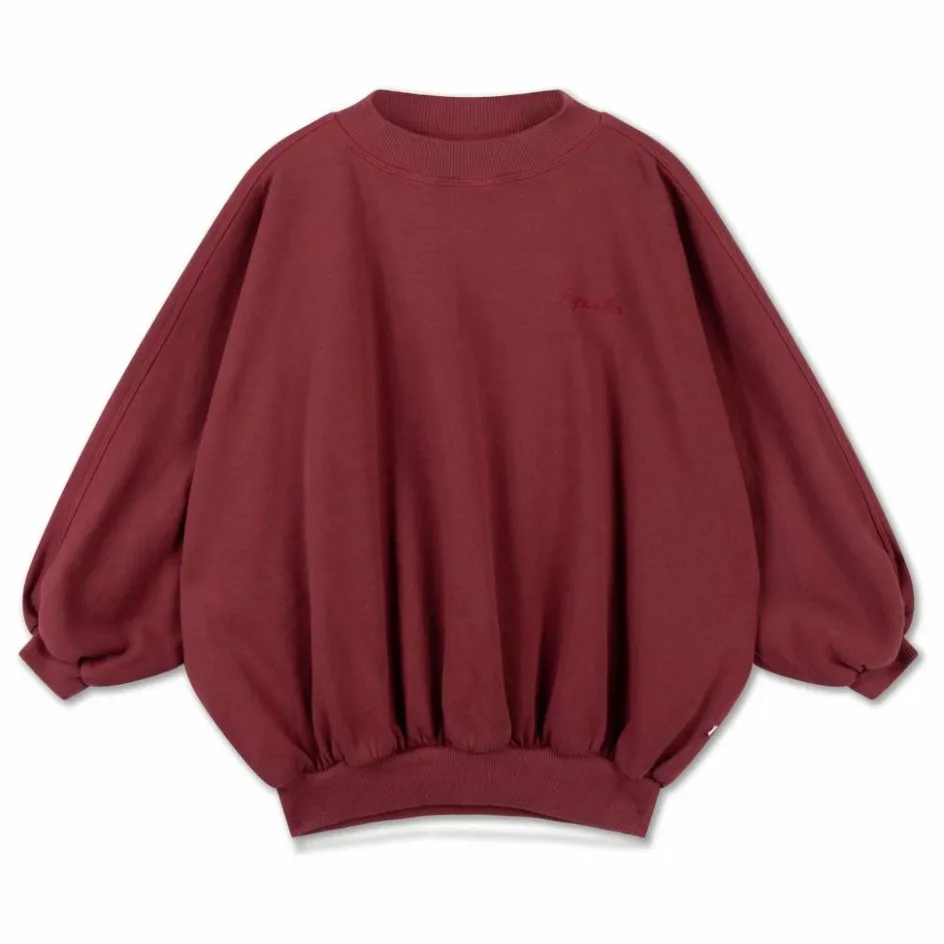 Outlet Repose AMS Sweat Crop Top City Coton Bio | Bordeaux