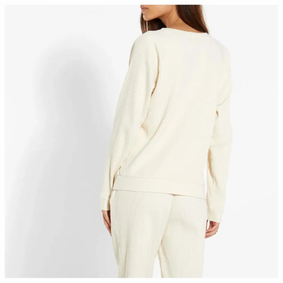 Femme Baserange Sweats*Sweat Côtelé Basic Coton Bio |