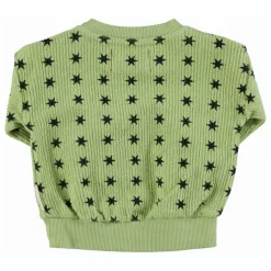 Enfant Piupiuchick Sweats|Sweats*Sweat Côtelé Etoiles Coton Bio |