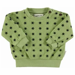 Enfant Piupiuchick Sweats|Sweats*Sweat Côtelé Etoiles Coton Bio |