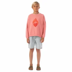 Enfant Piupiuchick Sweats|Sweats*Sweat Cœur Coton Bio |