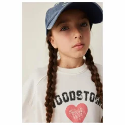 Best Tocoto Vintage Sweat Cœur Woodstock | Blanc