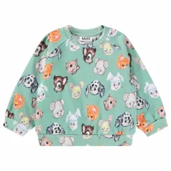 Molo Sweats|Sweats*Sweat Disc Animaux Coton Bio |