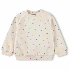 Online Molo Sweat Disc Cœurs Coton Bio | Ecru