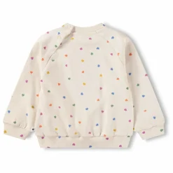 Online Molo Sweat Disc Cœurs Coton Bio | Ecru