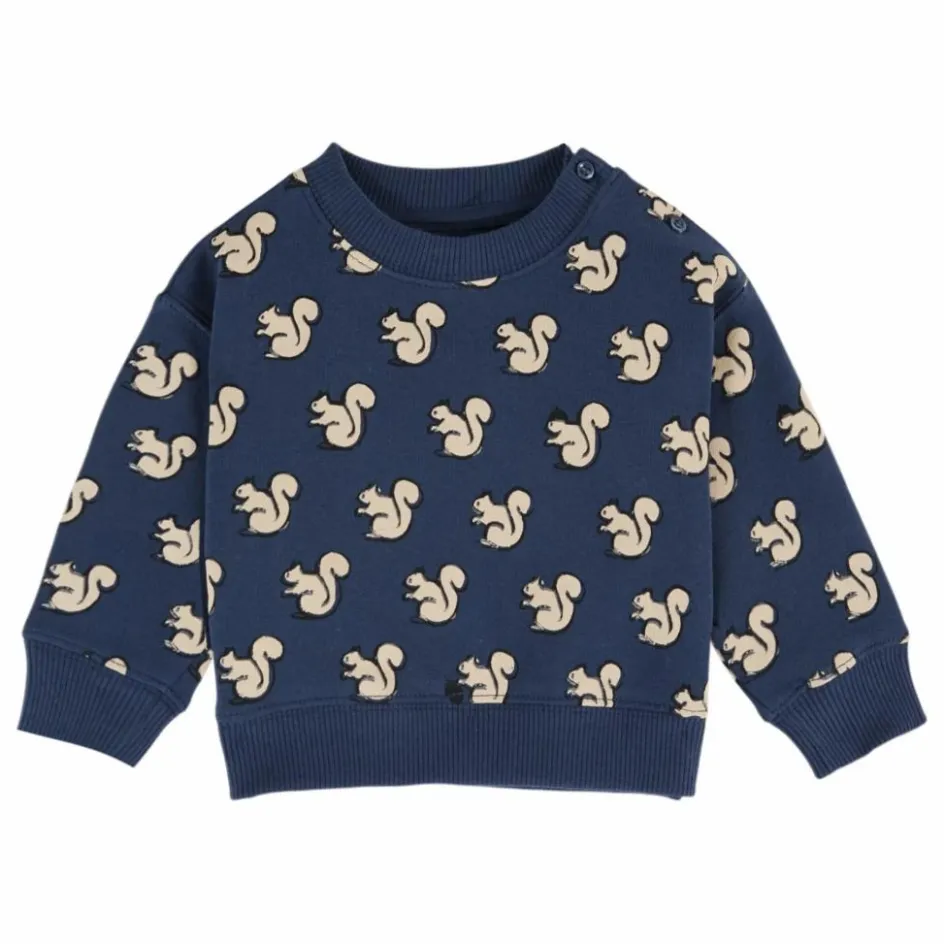 Enfant Emile et Ida Sweats*Sweat Ecureuils Coton Bio |